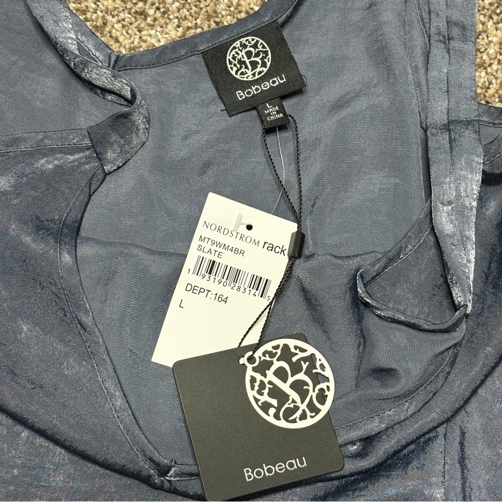 Bobeau Shimmering Gray Camisole Top - Picture 10 of 10